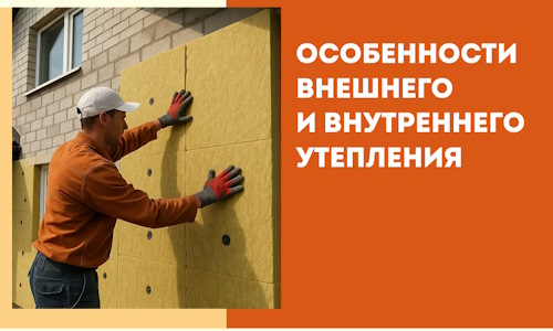 Какие особенности внешнего и внутреннего утепления в Узловой