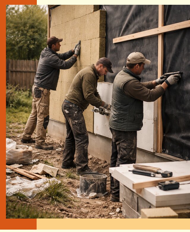 Утепление дачного дома под ключ в Узловой