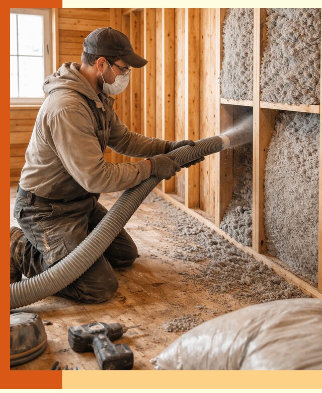 Утепление дачного дома эковатой в Узловой — быстро и надёжно