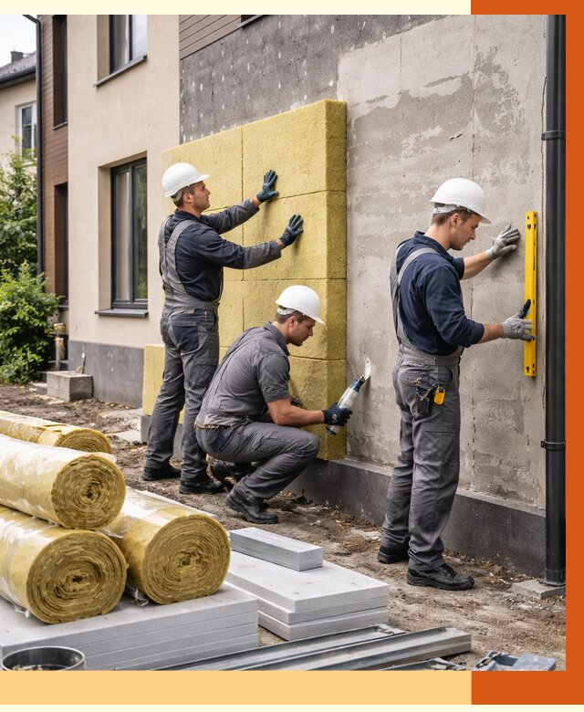 Утепление таунхауса в Узловой от 7333 руб/м2 — комплекс под ключ | ТепломастерЗлв