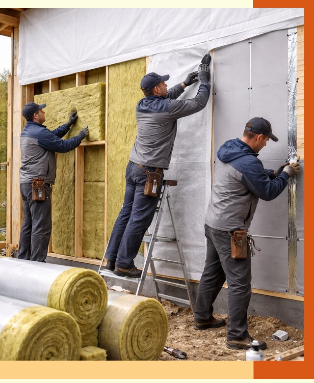 Утепление каркасного дома в Узловой от 4278 руб./м2 — профессионально | ТепломастерЗлв