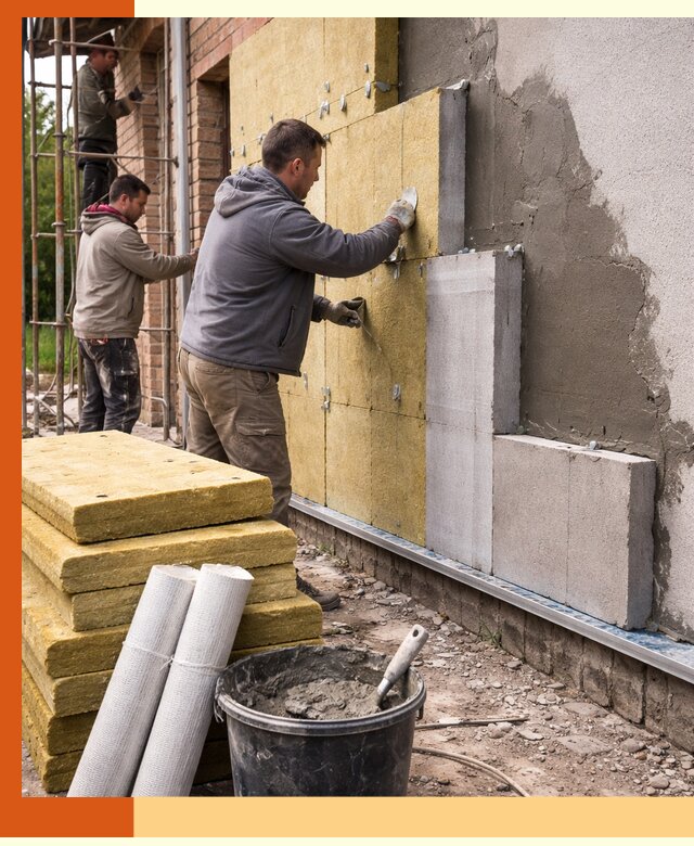 Утепление кирпичного дома под ключ в Узловой