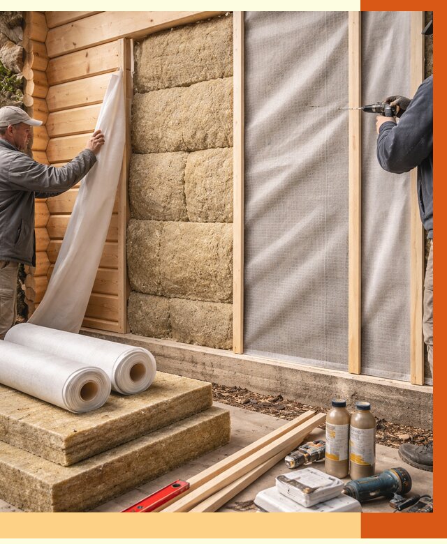 Утепление дома из минибруса в Узловой от 4583 руб/м2 — заказать профессионально | ТепломастерЗлв