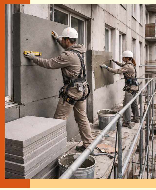 Утепление квартиры снаружи под ключ в Узловой