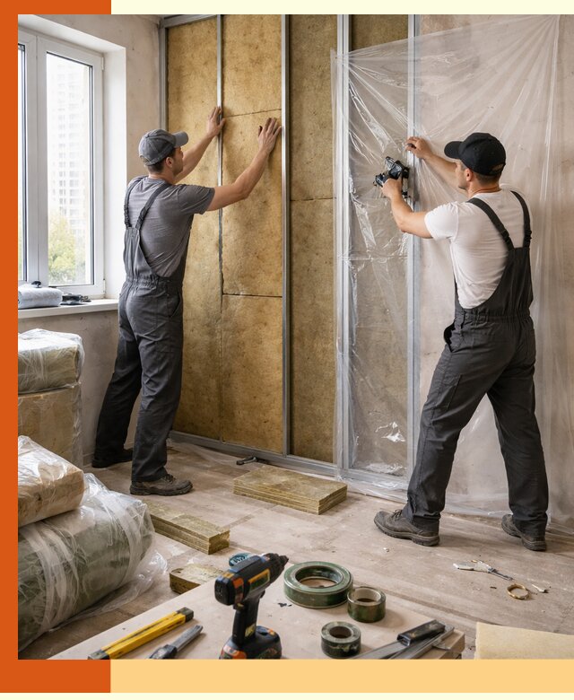 Утепление квартиры изнутри профессионально в Узловой