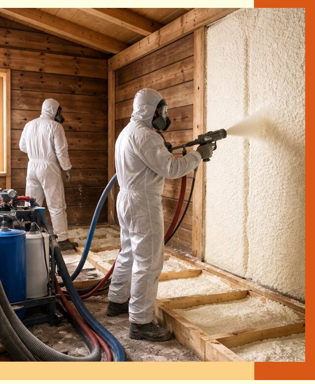 Утепление бани ппу в Узловой под ключ от 4278 руб./м2 | ТепломастерЗлв - напыление и монтаж ппу