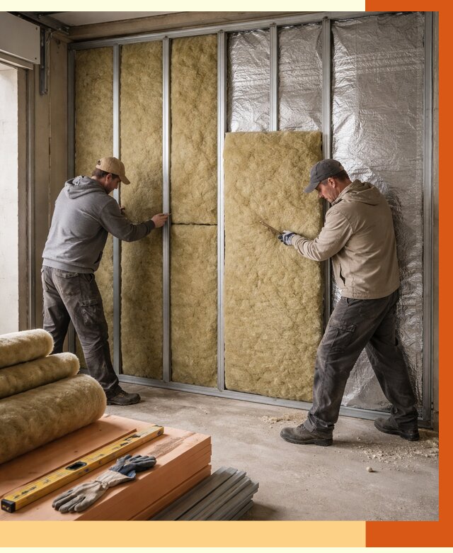 Утепление гаража изнутри в Узловой от 7639 руб/м2 — работы и цена | ТепломастерЗлв