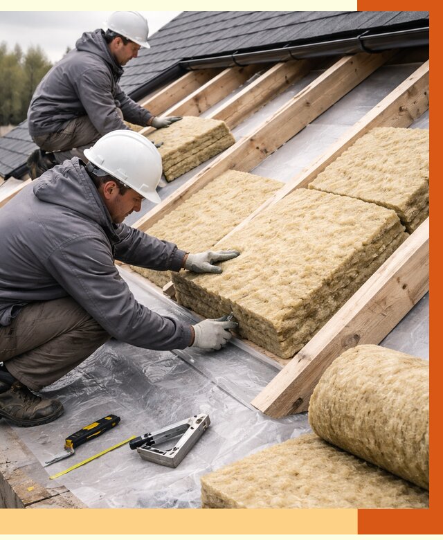 Утепление крыши в Узловой от 1884 руб./м2 — комплексное утепление кровли | ТепломастерЗлв