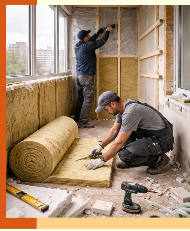 Утепление балкона под ключ в Узловой качественно и быстро