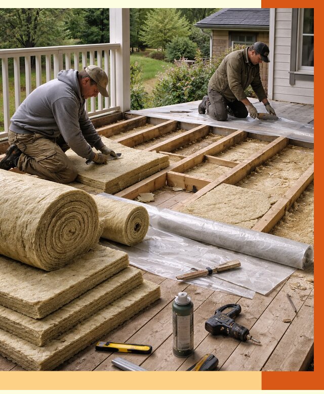 Утепление террасы в Узловой от 4278 руб./м2 — утеплить террасу под ключ | ТепломастерЗлв