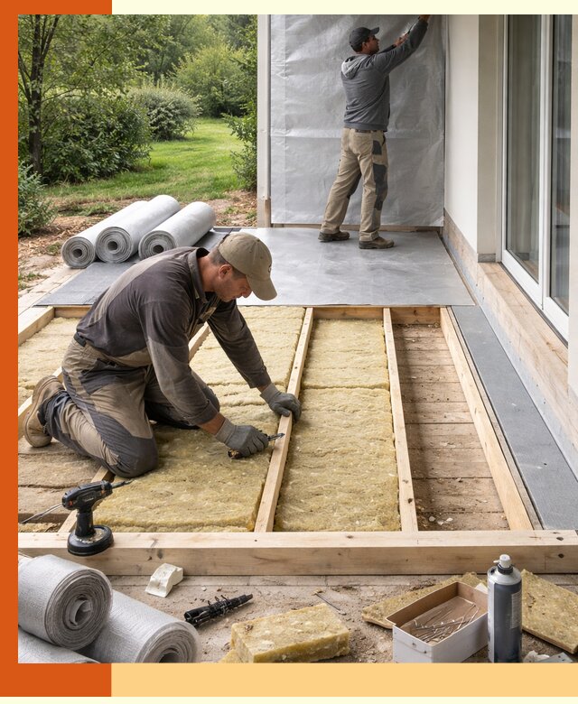 Утепление террасы в Узловой — тепло и защита круглогодично