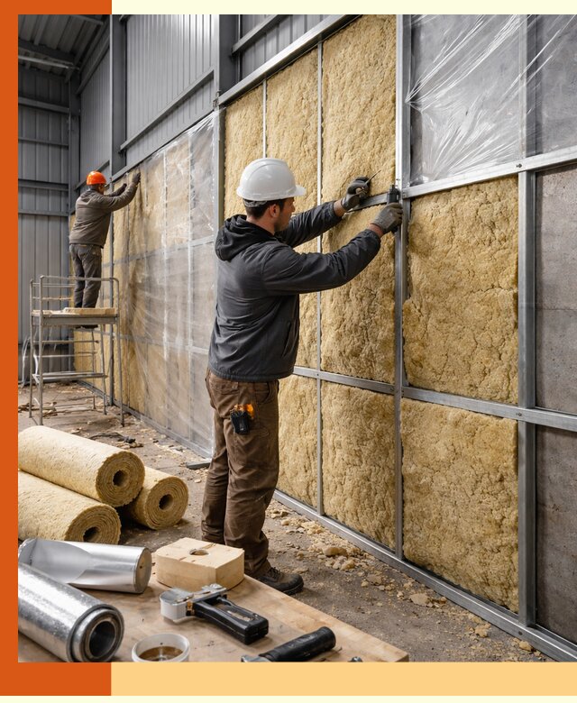 Утепление ангара в Узловой — профессиональная теплоизоляция помещений