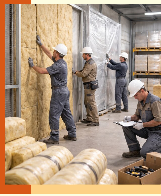 Утепление склада готовой продукции в Узловой качественно и быстро