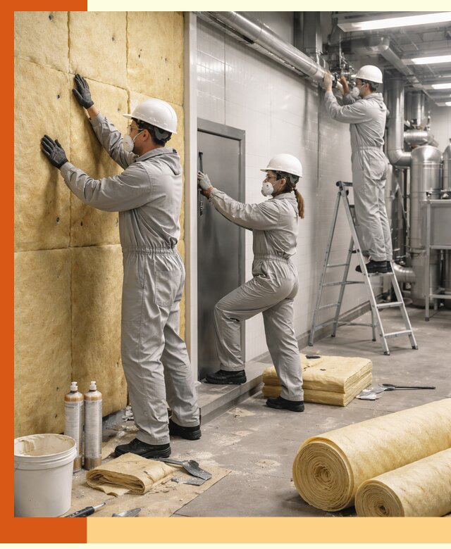 Утепление пищевого цеха под ключ в Узловой