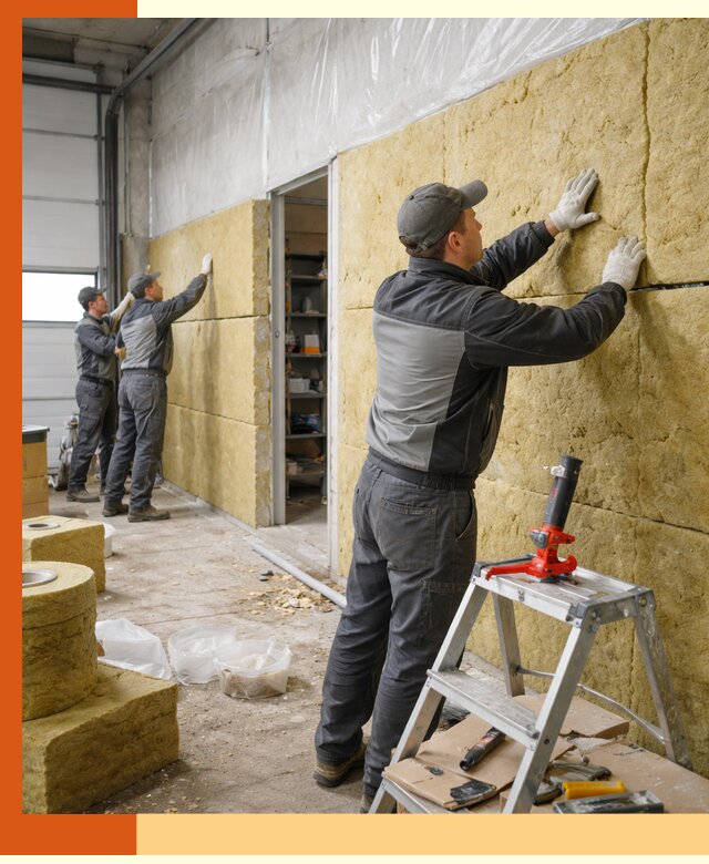 Утепление автосервиса и мастерских в Узловой качественно и надёжно