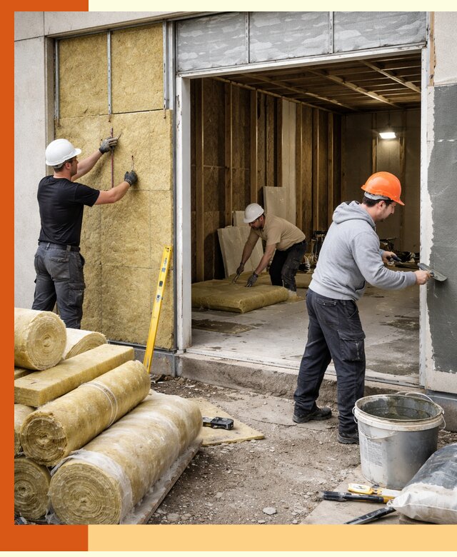 Утепление торгового павильона в Узловой — качественно и энергоэффективно