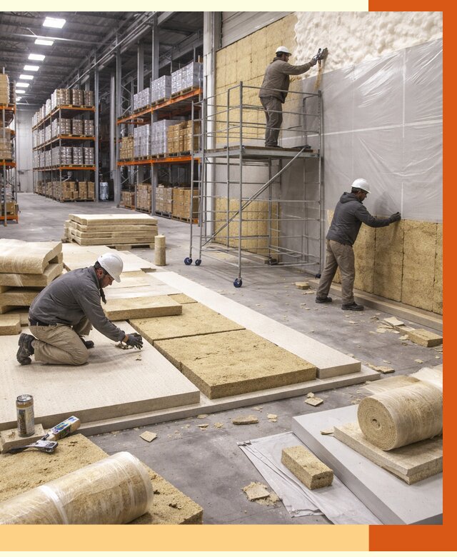 Утепление складского терминала в Узловой от 7639 руб./м² под ключ | ТепломастерЗлв