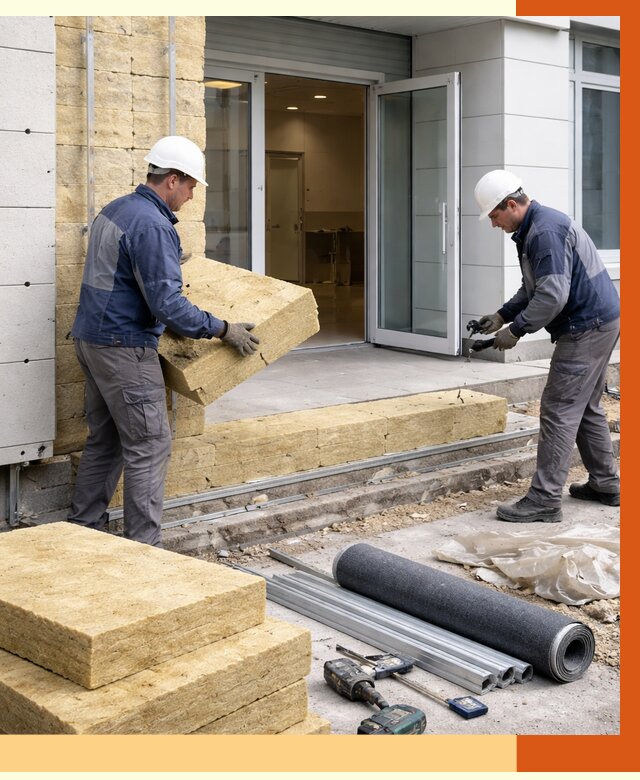 Утепление медицинского центра в Узловой под ключ от 12731 руб./м² | ТепломастерЗлв