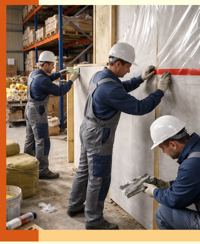 Утепление теплого склада под ключ в Узловой