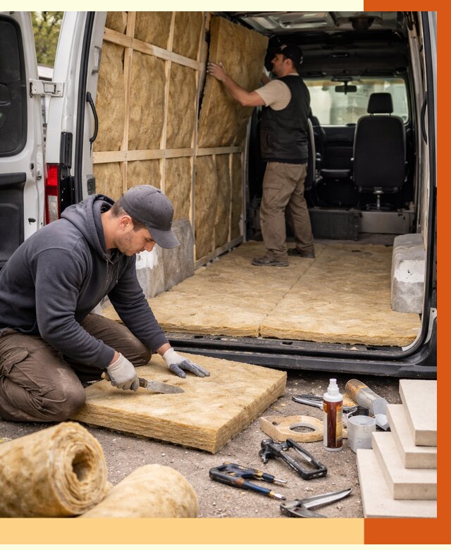 Утепление кемпера в Узловой под ключ от 12222 руб. — профессионально | ТепломастерЗлв