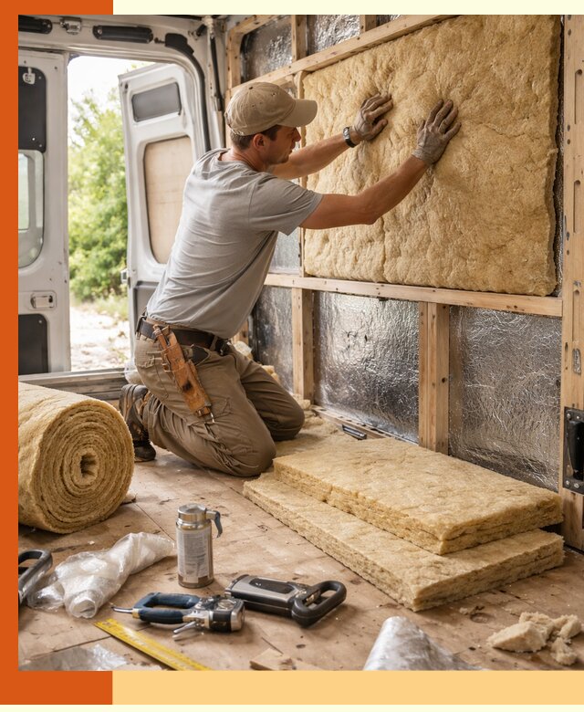 Утепление кемпера под ключ в Узловой с гарантией качества