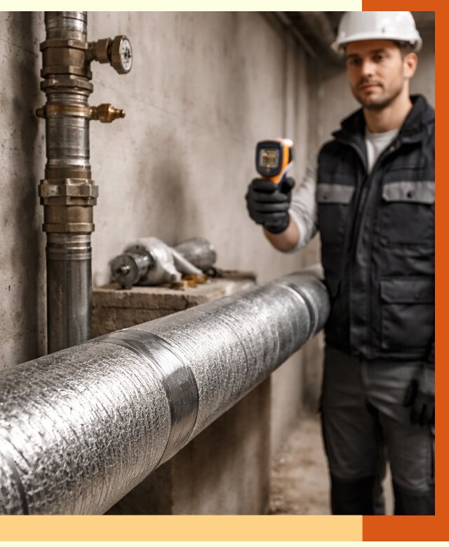 Утепление труб водоснабжения в Узловой от 8657 руб. за м² — услуги ТепломастерЗлв