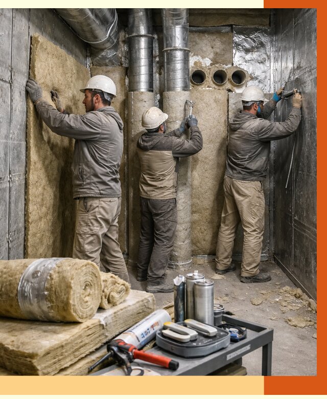 Утепление венткамеры в Узловой под ключ от 1477 руб. — профессионально | ТепломастерЗлв