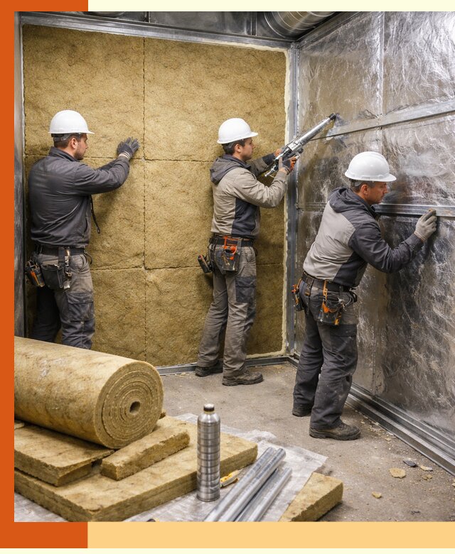 Утепление венткамеры в Узловой — качественная теплоизоляция и шумопоглощение