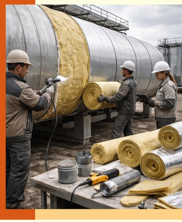 Утепление цистерны в Узловой — утеплители и монтаж под ключ