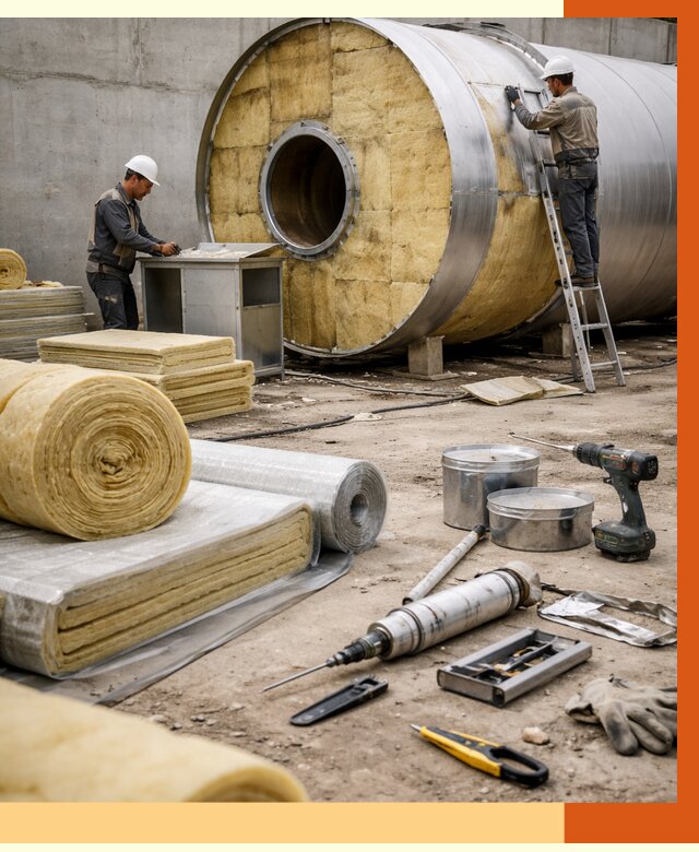 Утепление резервуара с топливом в Узловой от 28009 руб. под ключ | ТепломастерЗлв