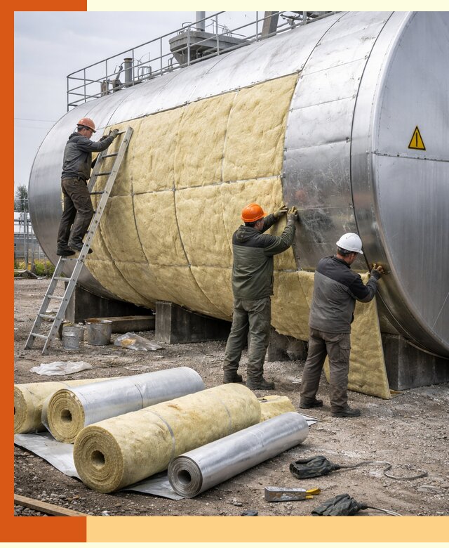 Утепление резервуаров с топливом в Узловой надежно и экономично