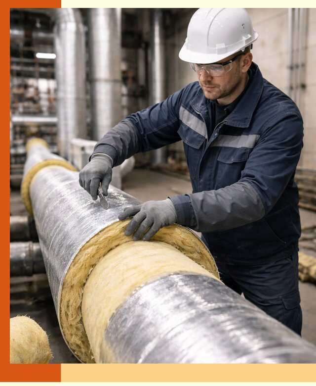 Утепление технологического оборудования и заводских установок в Узловой