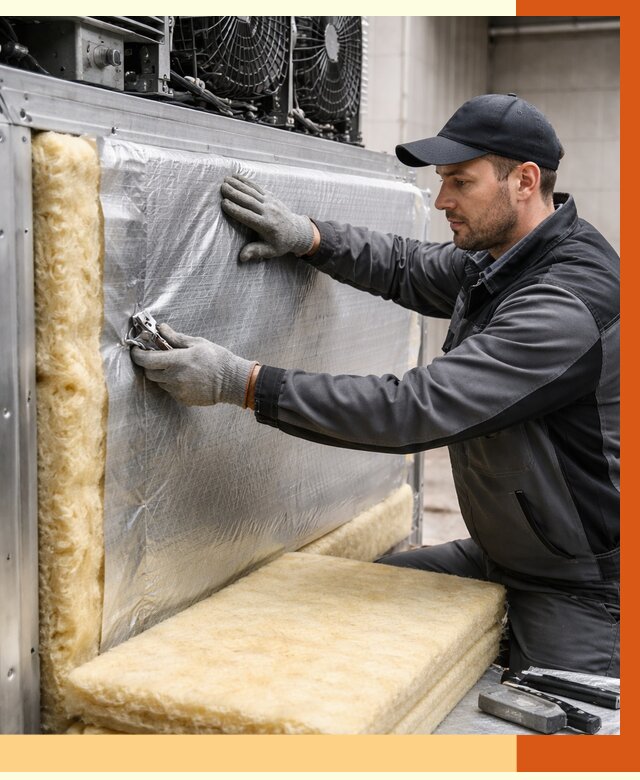 Утепление холодильного агрегата в Узловой от 8657 руб. под ключ | ТепломастерЗлв