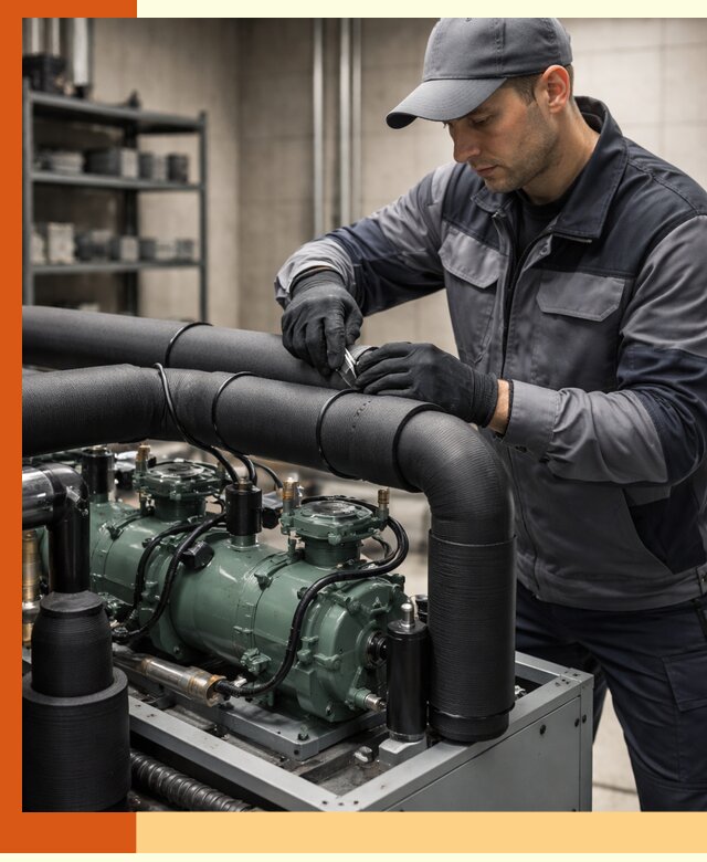 Утепление холодильного агрегата и теплоизоляция в Узловой