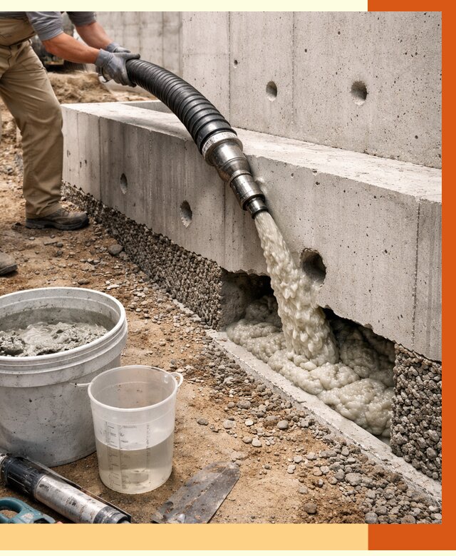 Заполнение полостей фундамента в Узловой от 6926 руб. под ключ | ТепломастерЗлв