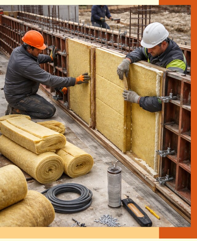 Теплоизоляция опалубки в Узловой от 7333 руб. за м2 — услуги и монтаж | ТепломастерЗлв