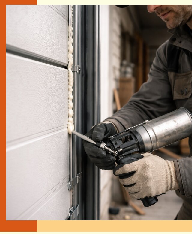 Заполнение пустот ворот в Узловой профессионально и герметично