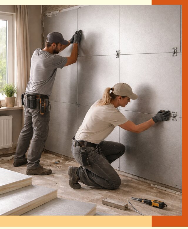 Утепление PIR панелями в Узловой от 4278 руб. под ключ | ТепломастерЗлв