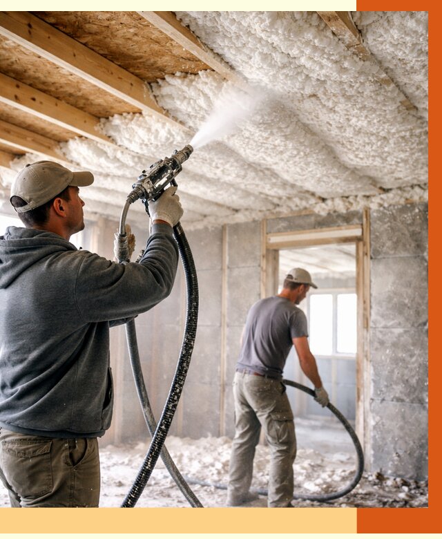 Утепление пеноизолом в Узловой от 1630 руб./м2 под ключ | ТепломастерЗлв