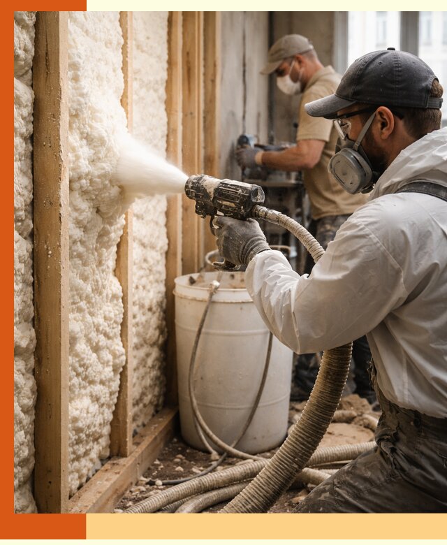 Утепление пеноизолом жилых и коммерческих объектов в Узловой