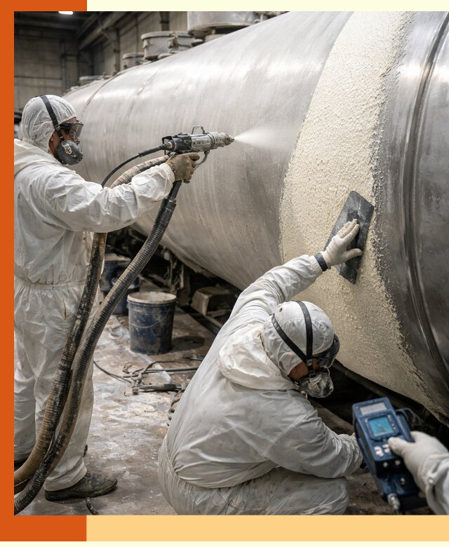 Утепление автоцистерн жидкой теплоизоляцией в Узловой