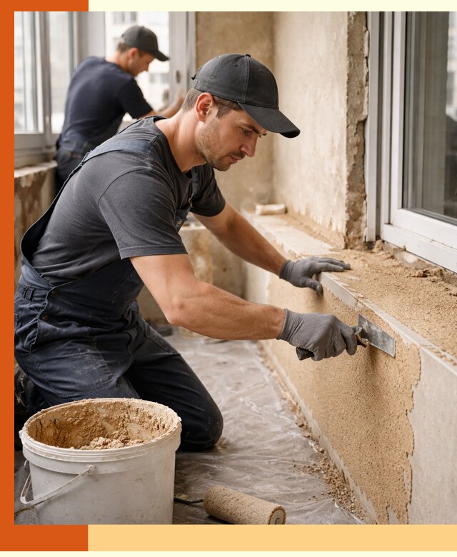 Утепление балкона жидкой пробкой в Узловой для защиты и комфорта