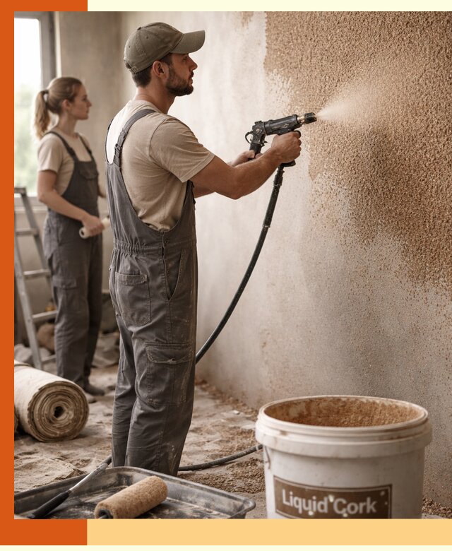 Утепление стен жидкой пробкой в Узловой эффективное и долговечное