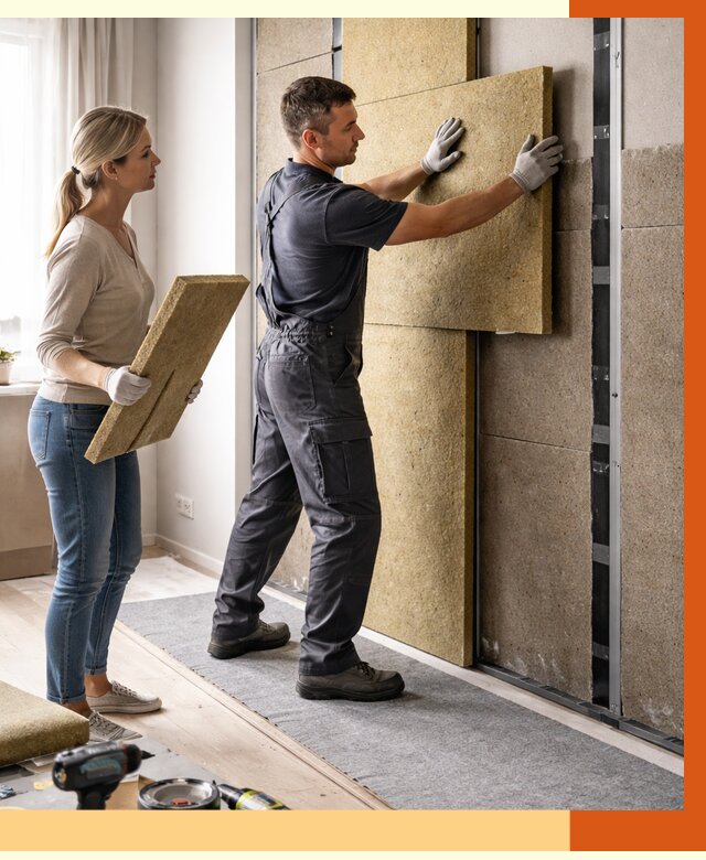 Профессиональная шумоизоляция квартиры в Узловой от 7639 руб. за м2 | ТепломастерЗлв