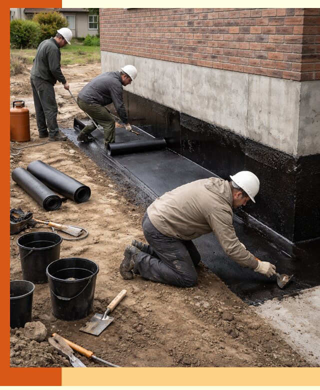 Гидроизоляция фундамента в Узловой: надежная защита строений