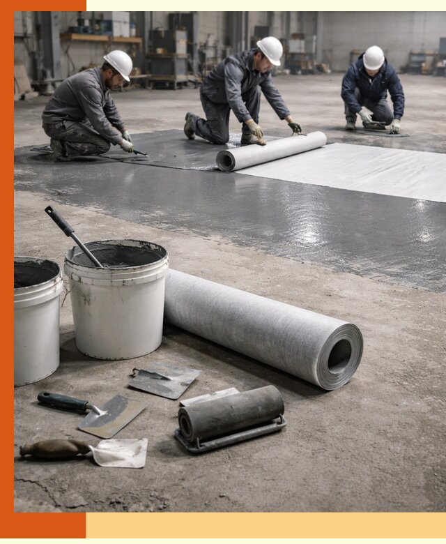 Гидроизоляция промышленного пола в Узловой — защита и долговечность