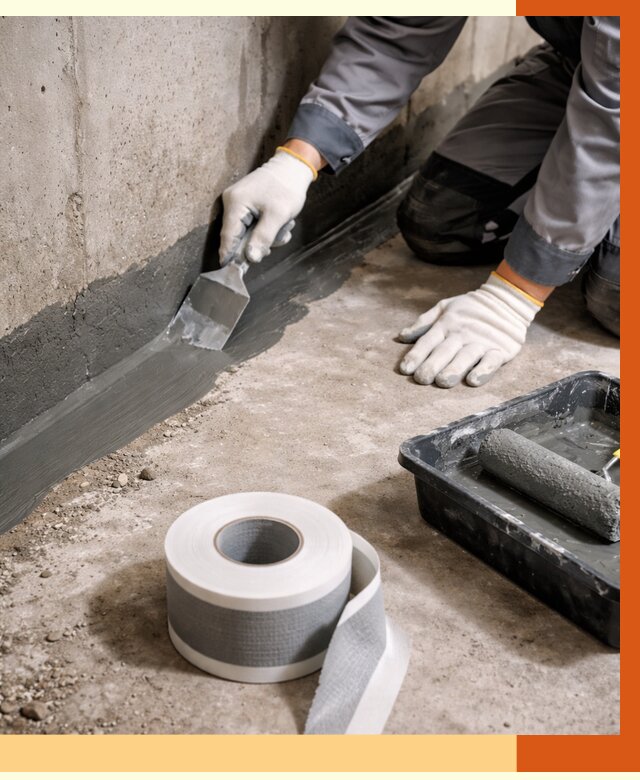 Гидроизоляция швов и герметизация стыков в Узловой от 1273 руб. | ТепломастерЗлв