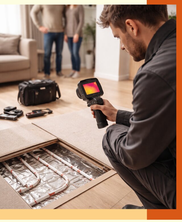 Тепловизионное обследование теплого пола в Узловой от 4583 руб. — ТепломастерЗлв