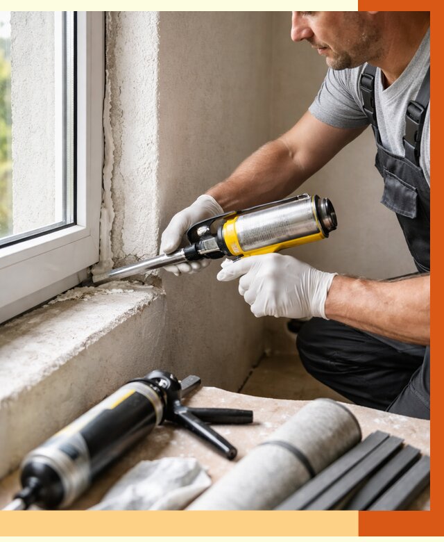 Герметизация стыков и примыканий в Узловой от 1222 руб. под ключ | ТепломастерЗлв