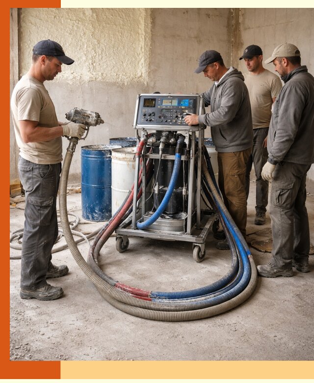 Аренда установки для напыления ППУ в Узловой на выгодных условиях